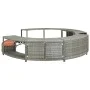 Gray synthetic rattan hot tub surround by vidaXL, Pool and spa accessories - Ref: Foro24-46459, Price: 605,83 €, Discount: %
