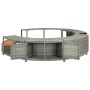 Graue Whirlpool-Einfassung aus synthetischem Rattan von vidaXL, Pool- und Spa-Zubehör - Ref: Foro24-46459, Preis: 723,10 €, R...