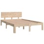 Solid wood bed frame 120x190 cm by vidaXL, Beds and slatted bases - Ref: Foro24-810465, Price: 112,92 €, Discount: %