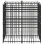 Steel outdoor kennel 3.69 m² by vidaXL, Dog kennels and fences - Ref: Foro24-3097937, Price: 524,49 €, Discount: %