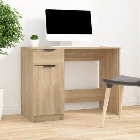 Schreibtisch aus Sonoma-Eichensperrholz, 100 x 50 x 75 cm von vidaXL, Schreibtische - Ref: Foro24-811496, Preis: 111,44 €, Ra...