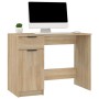 Schreibtisch aus Sonoma-Eichensperrholz, 100 x 50 x 75 cm von vidaXL, Schreibtische - Ref: Foro24-811496, Preis: 115,31 €, Ra...