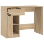 Schreibtisch aus Sonoma-Eichensperrholz, 100 x 50 x 75 cm von vidaXL, Schreibtische - Ref: Foro24-811496, Preis: 115,31 €, Ra...