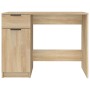 Schreibtisch aus Sonoma-Eichensperrholz, 100 x 50 x 75 cm von vidaXL, Schreibtische - Ref: Foro24-811496, Preis: 115,31 €, Ra...