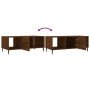 Mesa de centro madera contrachapada roble marrón 102x50x40 cm de vidaXL, Mesas de centro - Ref: Foro24-829323, Precio: 47,84 ...