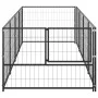 Stahlhütte 4 m² schwarz von vidaXL, Hundehütten und Zäune - Ref: Foro24-3082094, Preis: 187,54 €, Rabatt: %