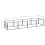 Stahlhütte 4 m² schwarz von vidaXL, Hundehütten und Zäune - Ref: Foro24-3082094, Preis: 187,54 €, Rabatt: %
