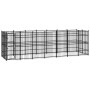 Stahl-Außenzwinger 12,9 m² von vidaXL, Hundehütten und Zäune - Ref: Foro24-3097961, Preis: 954,23 €, Rabatt: %