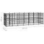 Stahl-Außenzwinger 12,9 m² von vidaXL, Hundehütten und Zäune - Ref: Foro24-3097961, Preis: 954,23 €, Rabatt: %