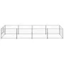 Silberner Zwinger 4 m² Stahl von vidaXL, Hundehütten und Zäune - Ref: Foro24-3082102, Preis: 152,10 €, Rabatt: %