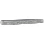 Steel flower bed silver powder coated planter 450x140x36 cm by vidaXL, Pots and planters - Ref: Foro24-319042, Price: 101,75 ...