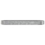 Blumenbeet aus Stahl pulverbeschichtet silber 450x140x36 cm von vidaXL, Töpfe und Pflanzgefäße - Ref: Foro24-319042, Preis: 1...