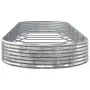 Blumenbeet aus Stahl pulverbeschichtet silber 450x140x36 cm von vidaXL, Töpfe und Pflanzgefäße - Ref: Foro24-319042, Preis: 1...