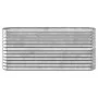 Jardinera arriate acero recubrimiento polvo plata 152x40x68 cm de vidaXL, Maceteros y jardineras - Ref: Foro24-318897, Precio...