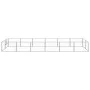 Silberner Zwinger 12 m² aus Stahl von vidaXL, Hundehütten und Zäune - Ref: Foro24-3082122, Preis: 259,02 €, Rabatt: %