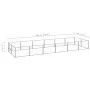 Silberner Zwinger 12 m² aus Stahl von vidaXL, Hundehütten und Zäune - Ref: Foro24-3082122, Preis: 259,02 €, Rabatt: %