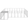 Silberner Zwinger 15,73 m² Stahl von vidaXL, Hundehütten und Zäune - Ref: Foro24-3082233, Preis: 420,85 €, Rabatt: %