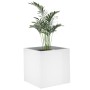 Glossy white plywood planter 40x40x40 cm by vidaXL, Pots and planters - Ref: Foro24-808798, Price: 46,25 €, Discount: %