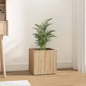 Sonoma oak plywood planter 40x40x40 cm by vidaXL, Pots and planters - Ref: Foro24-808795, Price: 37,87 €, Discount: %