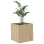 Sonoma oak plywood planter 40x40x40 cm by vidaXL, Pots and planters - Ref: Foro24-808795, Price: 38,49 €, Discount: %