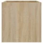 Pflanzgefäß aus Sonoma-Eichensperrholz, 40 x 40 x 40 cm von vidaXL, Töpfe und Pflanzgefäße - Ref: Foro24-808795, Preis: 37,87...