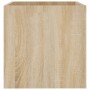 Sonoma oak plywood planter 40x40x40 cm by vidaXL, Pots and planters - Ref: Foro24-808795, Price: 38,49 €, Discount: %