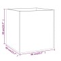 Sonoma oak plywood planter 40x40x40 cm by vidaXL, Pots and planters - Ref: Foro24-808795, Price: 38,49 €, Discount: %