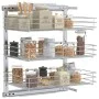 Abnehmbarer Küchenkorb 3 Ebenen silber 47x35x56 cm von vidaXL, Behälter für Küchenutensilien - Ref: Foro24-50970, Preis: 100,...