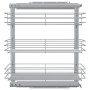 Abnehmbarer Küchenkorb 3 Ebenen silber 47x35x56 cm von vidaXL, Behälter für Küchenutensilien - Ref: Foro24-50970, Preis: 97,8...
