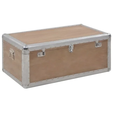 Solid fir wood storage box in brown, 91x52x40 cm by vidaXL, Storage trunks - Ref: Foro24-246124, Price: 194,04 €, Discount: %