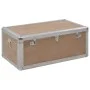 Solid fir wood storage box in brown, 91x52x40 cm by vidaXL, Storage trunks - Ref: Foro24-246124, Price: 194,04 €, Discount: %