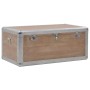 Solid fir wood storage box in brown, 91x52x40 cm by vidaXL, Storage trunks - Ref: Foro24-246124, Price: 207,89 €, Discount: %