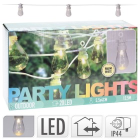 ProGarden Set de lámparas LED para fiestas 20 bombillas 12 V