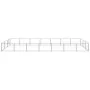 Silberner Zwinger 21 m² Stahl von vidaXL, Hundehütten und Zäune - Ref: Foro24-3082139, Preis: 321,35 €, Rabatt: %
