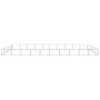 Silberner Zwinger 50 m² Stahl von vidaXL, Hundehütten und Zäune - Ref: Foro24-3082168, Preis: 467,79 €, Rabatt: %