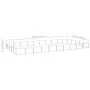 Silberner Zwinger 50 m² Stahl von vidaXL, Hundehütten und Zäune - Ref: Foro24-3082168, Preis: 461,66 €, Rabatt: %