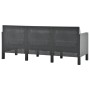 3-seater garden sofa with anthracite gray rattan PP cushions by vidaXL, Garden sets - Ref: Foro24-3067232, Price: 271,10 €, D...