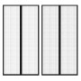 Cortina mosquitera para puerta 2 uds imán negro 210 x 100 cm de vidaXL, Mosquiteras para ventanas - Ref: Foro24-40920, Precio...