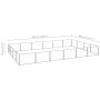 Silberner Zwinger 24 m² aus Stahl von vidaXL, Hundehütten und Zäune - Ref: Foro24-3082152, Preis: 324,81 €, Rabatt: %