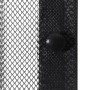 Cortina mosquitera para puerta 2 uds imán negro 210 x 100 cm
