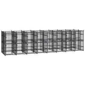 Stahlzwinger für den Außenbereich 14,75 m² von vidaXL, Hundehütten und Zäune - Ref: Foro24-3097943, Preis: 1,00 €, Rabatt: %