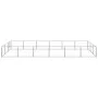 Silberner Zwinger 18 m² Stahl von vidaXL, Hundehütten und Zäune - Ref: Foro24-3082138, Preis: 274,65 €, Rabatt: %