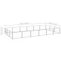 Silberner Zwinger 18 m² Stahl von vidaXL, Hundehütten und Zäune - Ref: Foro24-3082138, Preis: 278,92 €, Rabatt: %