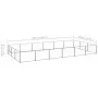 Silberner Zwinger 18 m² Stahl von vidaXL, Hundehütten und Zäune - Ref: Foro24-3082138, Preis: 274,65 €, Rabatt: %