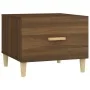 Mesa de centro madera contrachapada roble marrón 50x50x40 cm de vidaXL, Mesas de centro - Ref: Foro24-817535, Precio: 34,17 €...