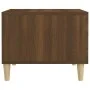 Mesa de centro madera contrachapada roble marrón 50x50x40 cm de vidaXL, Mesas de centro - Ref: Foro24-817535, Precio: 34,17 €...