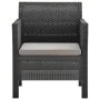 Gartenmöbel-Set 2 Stück anthrazitgraue PP-Rattankissen von vidaXL, Gartensets - Ref: Foro24-3079677, Preis: 353,39 €, Rabatt: %