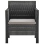 Gartenmöbel-Set 2 Stück anthrazitgraue PP-Rattankissen von vidaXL, Gartensets - Ref: Foro24-3079677, Preis: 406,78 €, Rabatt: %