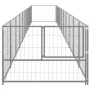 Silberner Zwinger 10 m² aus Stahl von vidaXL, Hundehütten und Zäune - Ref: Foro24-3082108, Preis: 336,45 €, Rabatt: %