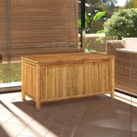 Bamboo garden storage box 110x52x55 cm by vidaXL, Outdoor storage boxes - Ref: Foro24-319876, Price: 108,09 €, Discount: %